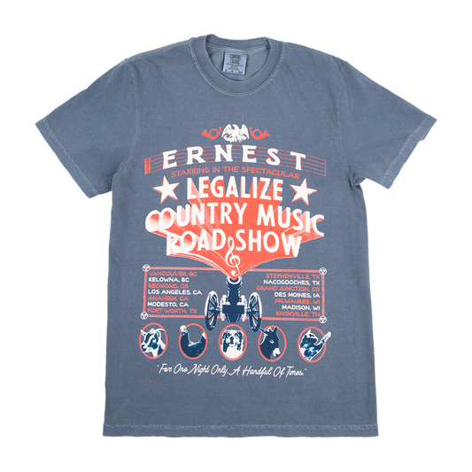 Legalize Country Music Road Show Tee