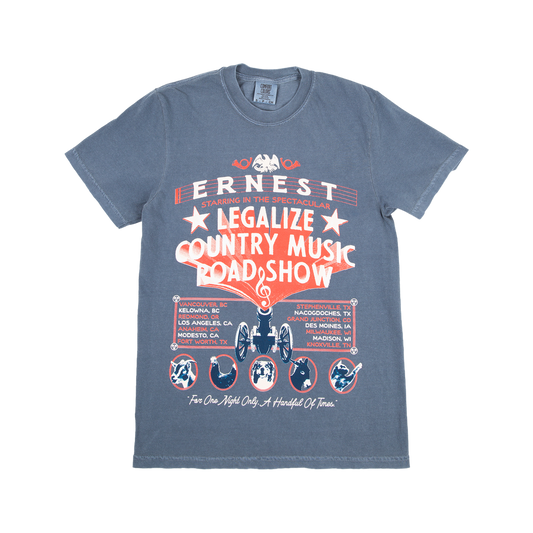Legalize Country Music Road Show Tee