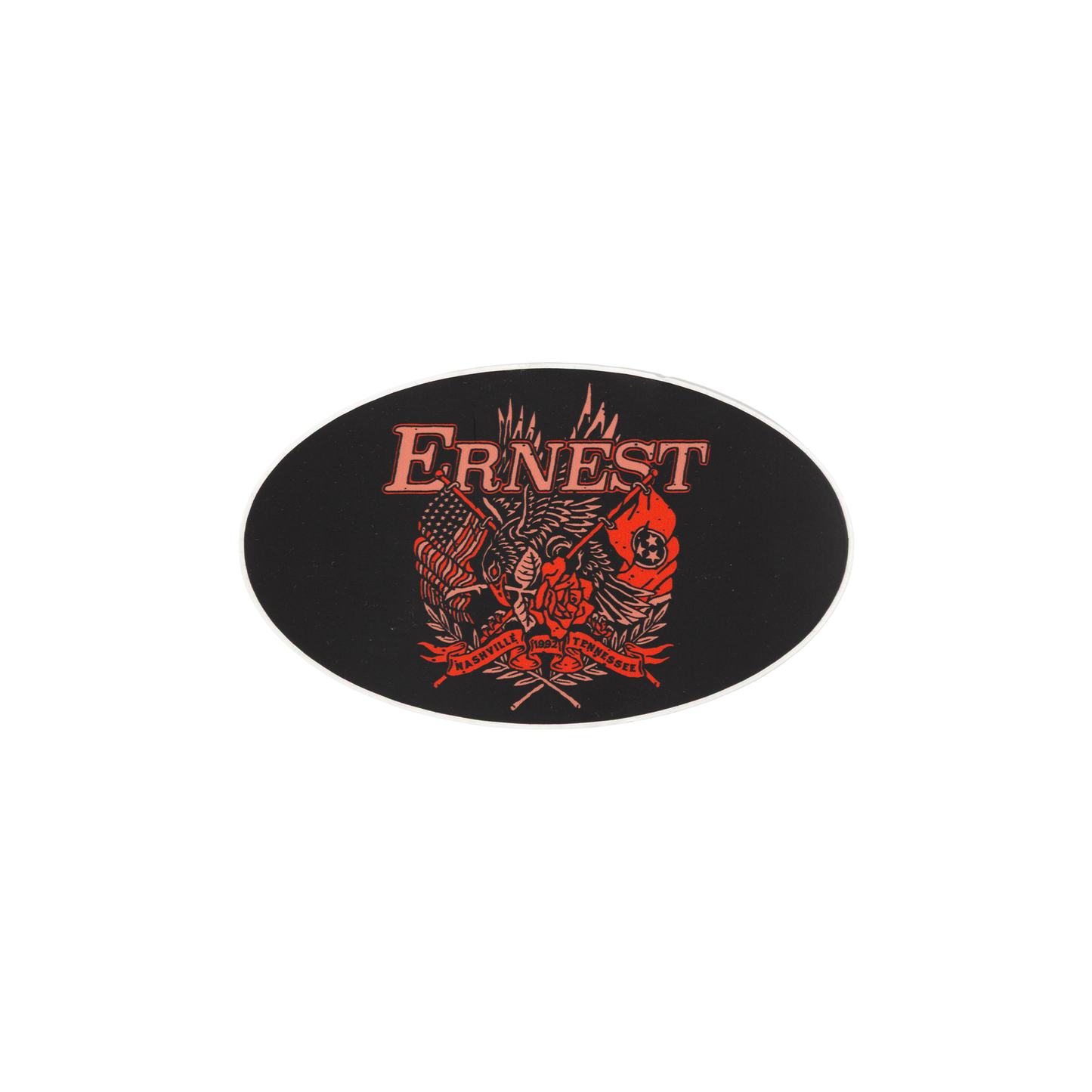 Oval Sticker