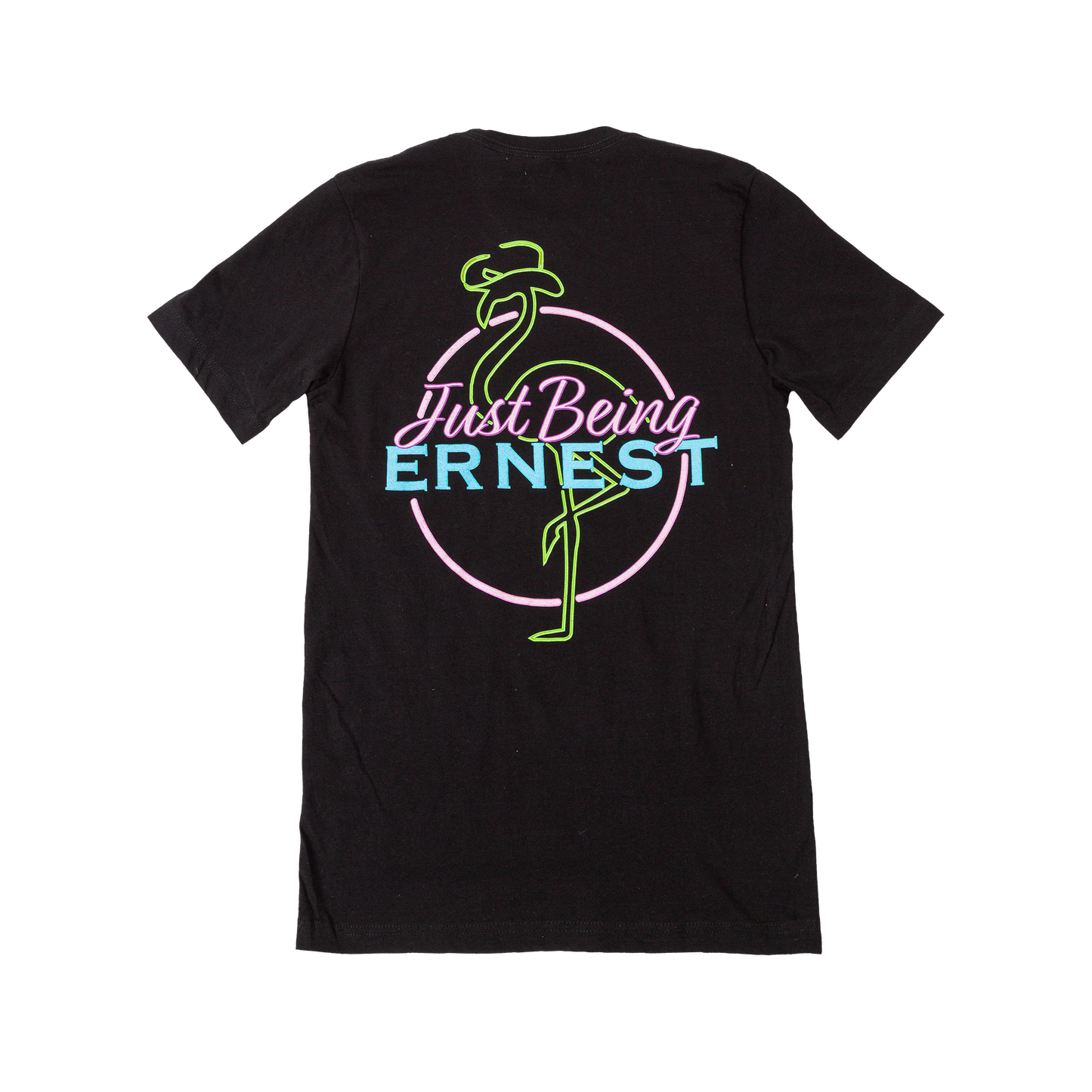 Just Being Ernest Flamingo Tee