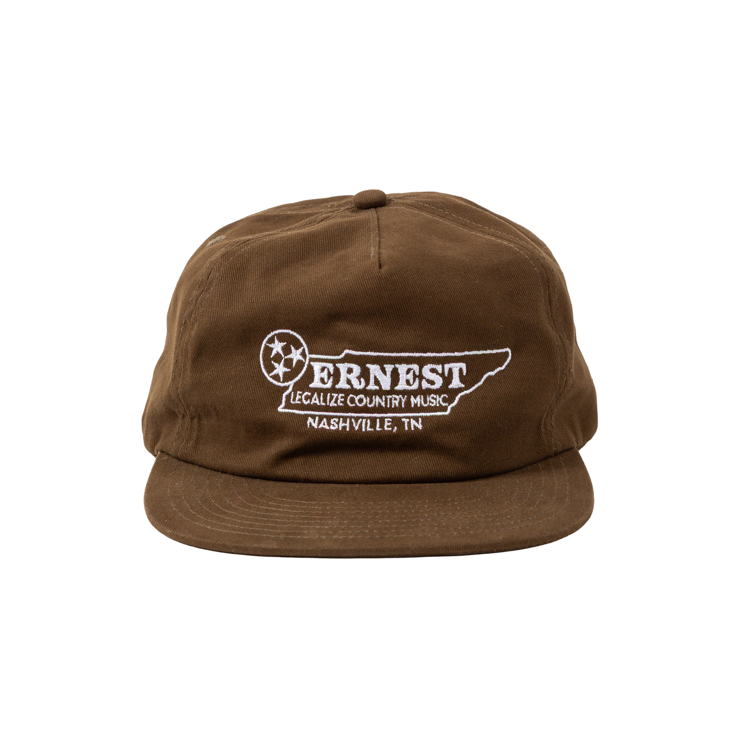 Brown Ernest Logo Hat
