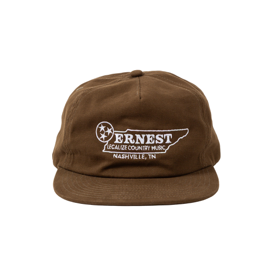 Brown Ernest Logo Hat